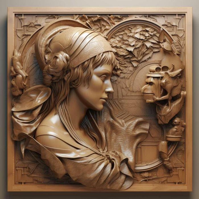 نموذج ثلاثي الأبعاد لآلة CNC 3D Art 